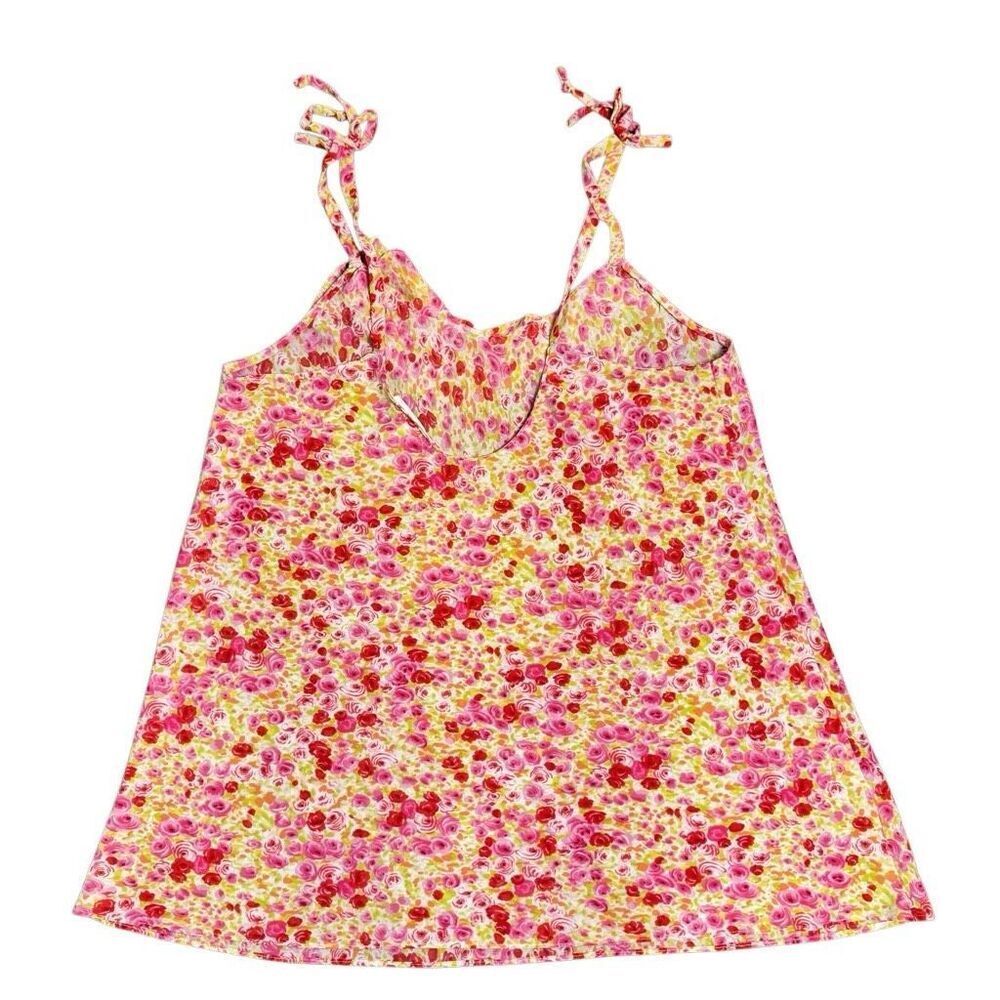 Oscar de la Renta Pink Label Floral Blouse Women’s size Medium - Picture 2 of 7